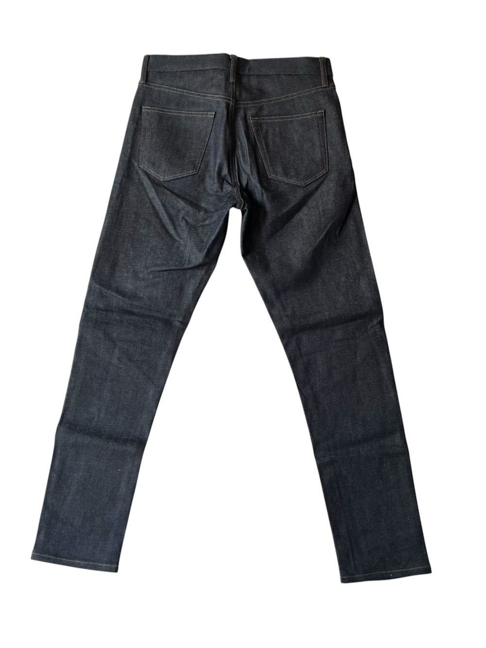 Uniqlo Selvedge jeans 30 x 30 Slim straight Dark blue Rigid Mid rise Zip fly - Picture 2 of 10